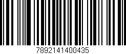 Código de barras (EAN, GTIN, SKU, ISBN): '7892141400435'