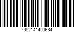 Código de barras (EAN, GTIN, SKU, ISBN): '7892141400664'