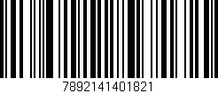Código de barras (EAN, GTIN, SKU, ISBN): '7892141401821'
