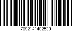 Código de barras (EAN, GTIN, SKU, ISBN): '7892141402538'