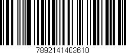 Código de barras (EAN, GTIN, SKU, ISBN): '7892141403610'