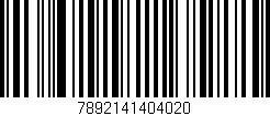 Código de barras (EAN, GTIN, SKU, ISBN): '7892141404020'