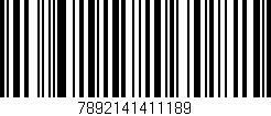 Código de barras (EAN, GTIN, SKU, ISBN): '7892141411189'