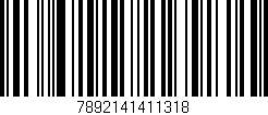 Código de barras (EAN, GTIN, SKU, ISBN): '7892141411318'