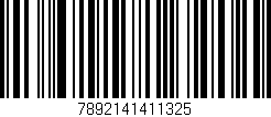 Código de barras (EAN, GTIN, SKU, ISBN): '7892141411325'