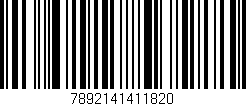 Código de barras (EAN, GTIN, SKU, ISBN): '7892141411820'