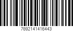 Código de barras (EAN, GTIN, SKU, ISBN): '7892141416443'