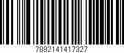 Código de barras (EAN, GTIN, SKU, ISBN): '7892141417327'
