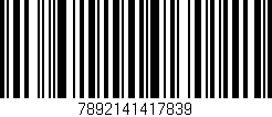 Código de barras (EAN, GTIN, SKU, ISBN): '7892141417839'