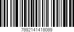 Código de barras (EAN, GTIN, SKU, ISBN): '7892141418089'