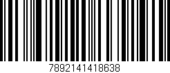 Código de barras (EAN, GTIN, SKU, ISBN): '7892141418638'