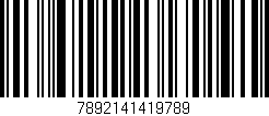 Código de barras (EAN, GTIN, SKU, ISBN): '7892141419789'