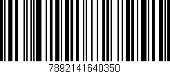 Código de barras (EAN, GTIN, SKU, ISBN): '7892141640350'