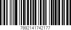 Código de barras (EAN, GTIN, SKU, ISBN): '7892141742177'