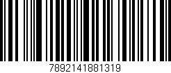 Código de barras (EAN, GTIN, SKU, ISBN): '7892141881319'