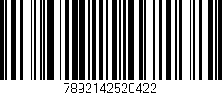 Código de barras (EAN, GTIN, SKU, ISBN): '7892142520422'