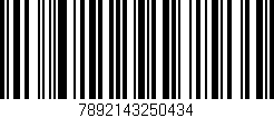 Código de barras (EAN, GTIN, SKU, ISBN): '7892143250434'