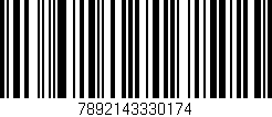 Código de barras (EAN, GTIN, SKU, ISBN): '7892143330174'