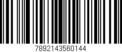 Código de barras (EAN, GTIN, SKU, ISBN): '7892143560144'