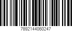 Código de barras (EAN, GTIN, SKU, ISBN): '7892144060247'