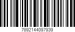 Código de barras (EAN, GTIN, SKU, ISBN): '7892144097939'