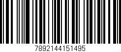Código de barras (EAN, GTIN, SKU, ISBN): '7892144151495'