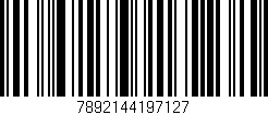 Código de barras (EAN, GTIN, SKU, ISBN): '7892144197127'