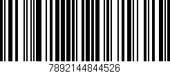 Código de barras (EAN, GTIN, SKU, ISBN): '7892144844526'