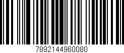 Código de barras (EAN, GTIN, SKU, ISBN): '7892144960080'