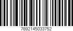 Código de barras (EAN, GTIN, SKU, ISBN): '7892145033752'
