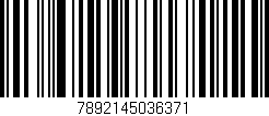 Código de barras (EAN, GTIN, SKU, ISBN): '7892145036371'