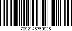 Código de barras (EAN, GTIN, SKU, ISBN): '7892145759935'