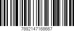 Código de barras (EAN, GTIN, SKU, ISBN): '7892147168667'