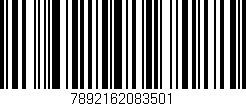 Código de barras (EAN, GTIN, SKU, ISBN): '7892162083501'