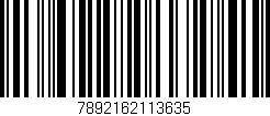 Código de barras (EAN, GTIN, SKU, ISBN): '7892162113635'