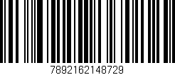 Código de barras (EAN, GTIN, SKU, ISBN): '7892162148729'