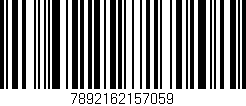 Código de barras (EAN, GTIN, SKU, ISBN): '7892162157059'