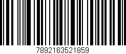 Código de barras (EAN, GTIN, SKU, ISBN): '7892163521859'