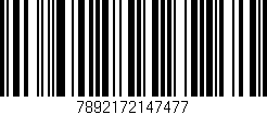 Código de barras (EAN, GTIN, SKU, ISBN): '7892172147477'