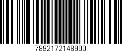 Código de barras (EAN, GTIN, SKU, ISBN): '7892172148900'