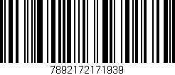 Código de barras (EAN, GTIN, SKU, ISBN): '7892172171939'