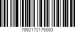 Código de barras (EAN, GTIN, SKU, ISBN): '7892172175593'