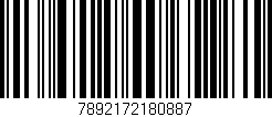 Código de barras (EAN, GTIN, SKU, ISBN): '7892172180887'