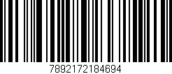 Código de barras (EAN, GTIN, SKU, ISBN): '7892172184694'