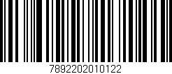 Código de barras (EAN, GTIN, SKU, ISBN): '7892202010122'