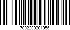 Código de barras (EAN, GTIN, SKU, ISBN): '7892203201956'