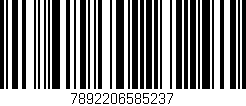 Código de barras (EAN, GTIN, SKU, ISBN): '7892206585237'