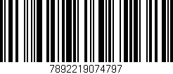 Código de barras (EAN, GTIN, SKU, ISBN): '7892219074797'