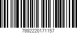 Código de barras (EAN, GTIN, SKU, ISBN): '7892220171157'