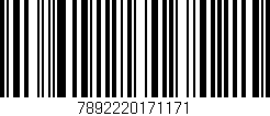 Código de barras (EAN, GTIN, SKU, ISBN): '7892220171171'